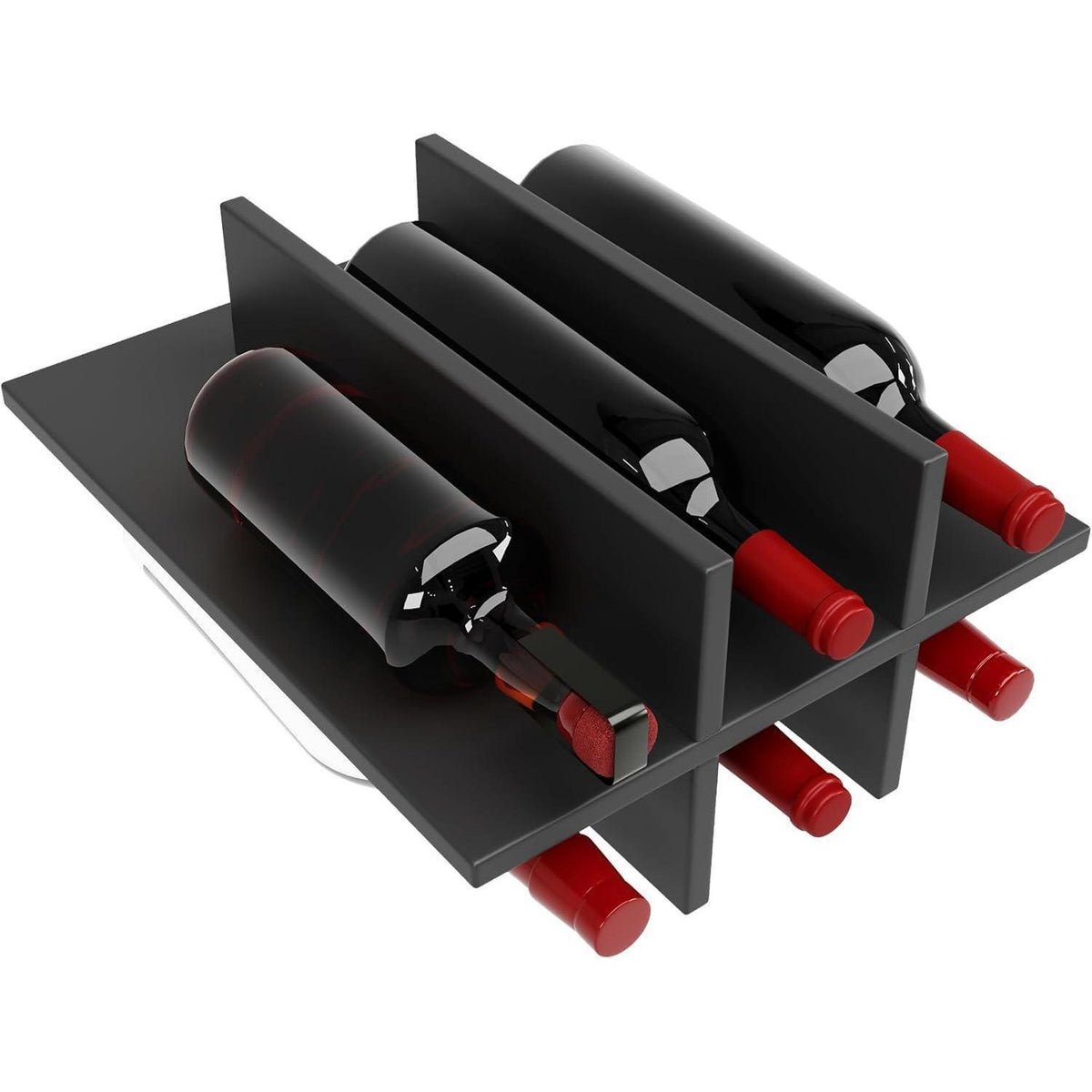 Kücheninsel mit Stauraum & Rollen – Schwarz 102x45x92cm