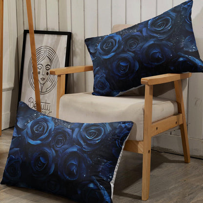 Rosen Blau Blume Bettwäsche-Set 200x200cm