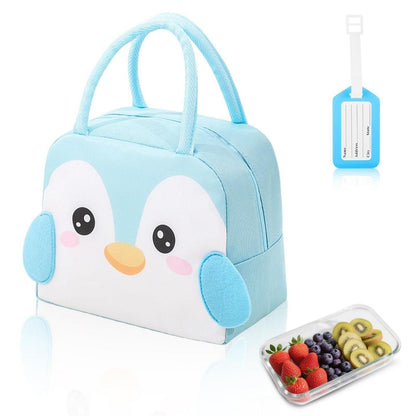 Lunchtasche Kinder Pinguin – Isolierte Kühltasche für Schule & Picknick