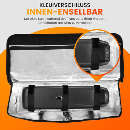 Feuerfeste E-Bike Akkutasche – Sicherer Transport & Lagerung