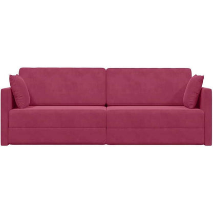Faltbares Schlafsofa Bodenmatratze Weinrot – Komfortabel & Vielseitig