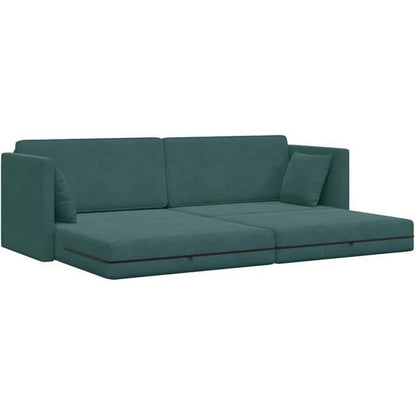 Faltbares Schlafsofa Dunkelgrün – Bequeme Bodenmatratze