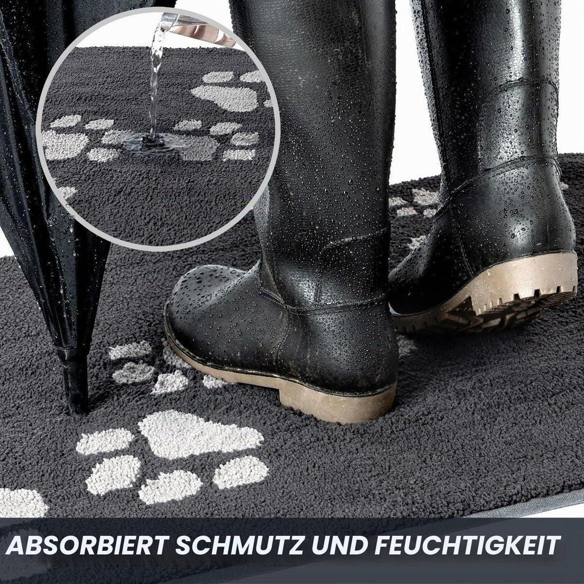 Schmutzfangmatte 50x80 cm – Rutschfest & Wasserabsorbierend