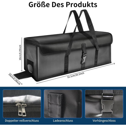 Feuerfeste Ebike Akkutasche – Sicherer Transport & Laden