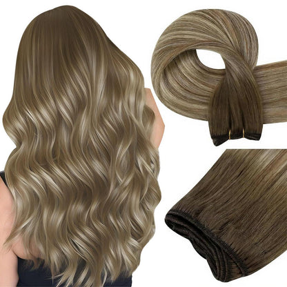 Echthaar Tressen Ombre #6/60/6 – 50cm, 100g