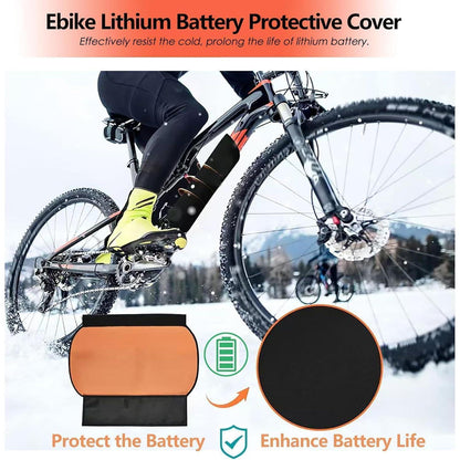 2x E-Bike Akku Schutzhülle – Kälte- & Wasserdicht, 28-36cm