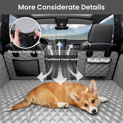 Hundedecke Auto Rückbank – Wasserdicht & Rutschfest für SUV/LKW