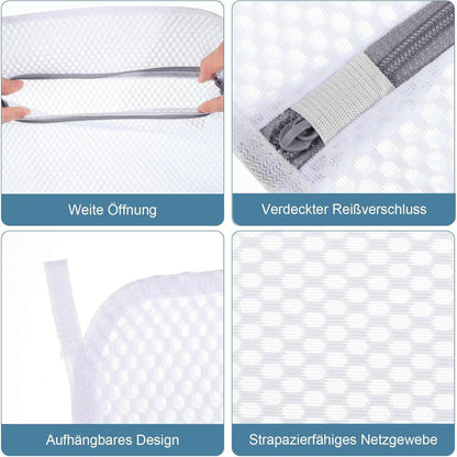 Wäschesäcke Set 3er - Wäschenetz für Waschmaschine SML