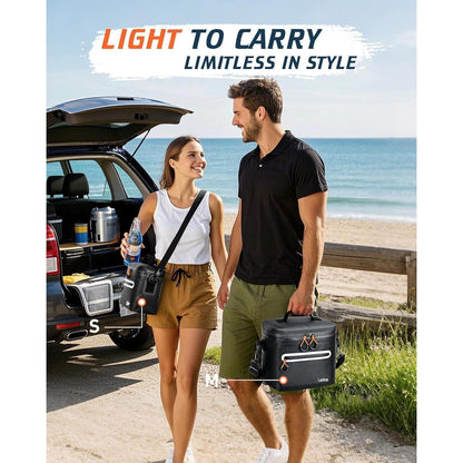 Isolierte Kühltasche 20L – Wasserdicht & Tragbar für Camping