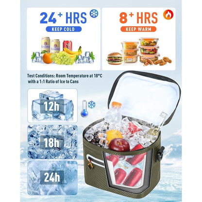 Isolierte Kühltasche 20L – Wasserdicht & Tragbar für Camping
