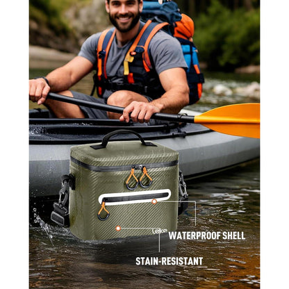 Isolierte Kühltasche 20L – Wasserdicht & Tragbar für Camping