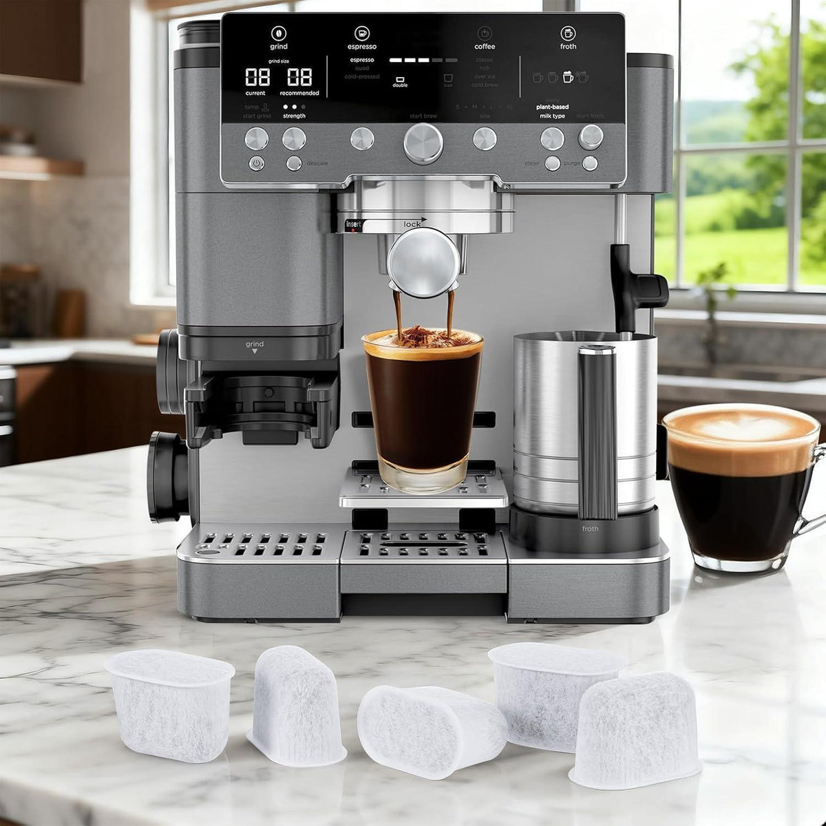 Wasserfilter für Ninja Luxe Café ES601EU ES701EU (15er Set)