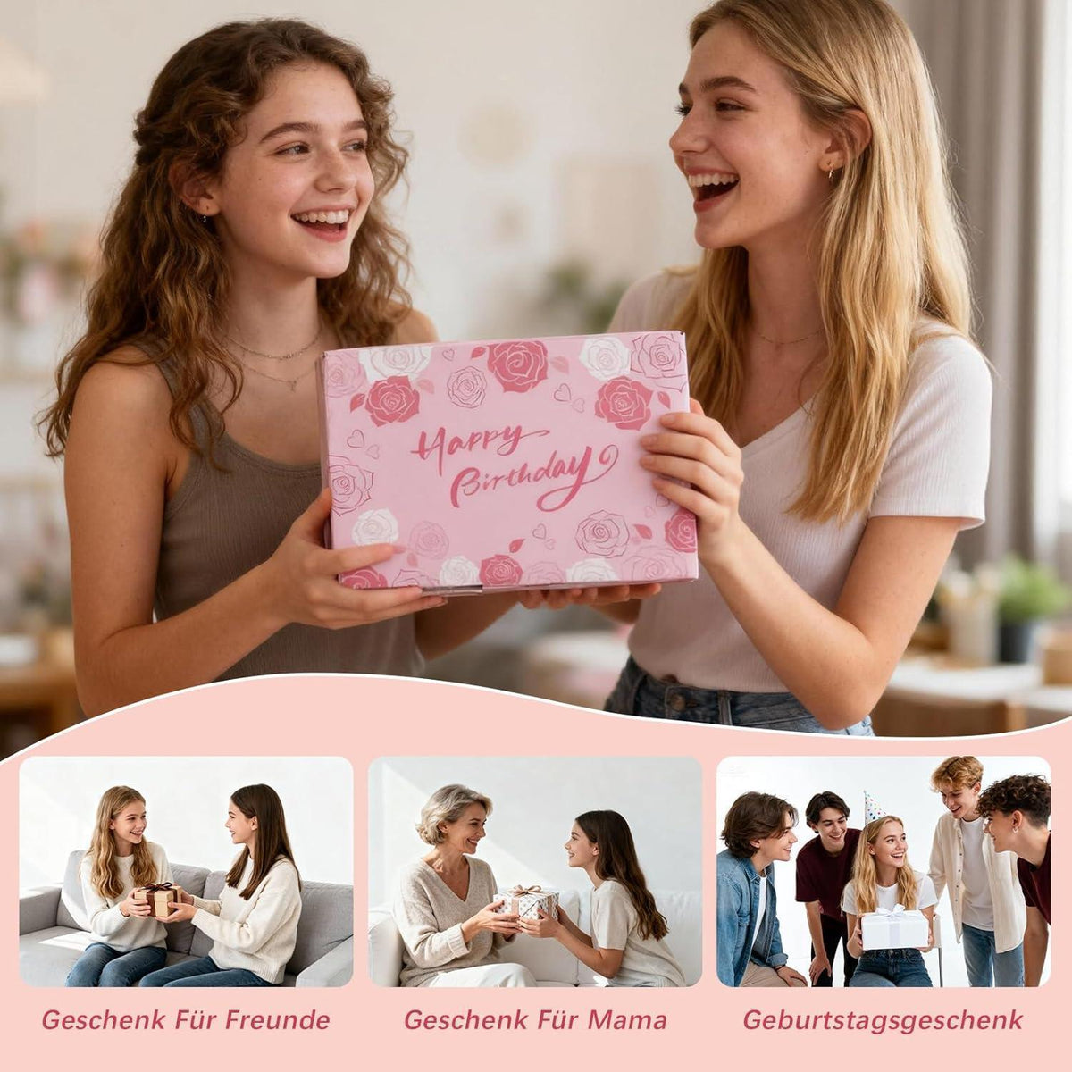 Geschenkset für Frauen – 18. Geburtstag, Freundin, Schwester