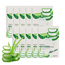 10x Aloe Vera Gesichtsmaske - Korean Skincare Set