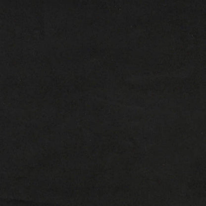 Samt Sofa Schwarz 208 cm – Modernes Polstersofa mit Kissen
