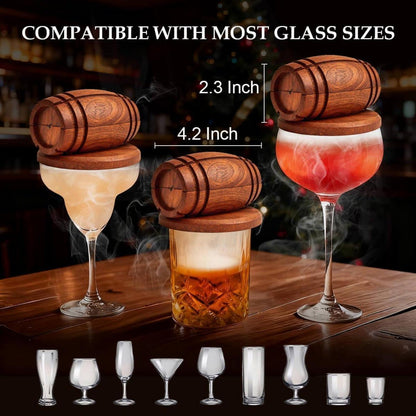 Whisky Räucherset mit Zubehör – Cocktail Geschenk für Männer