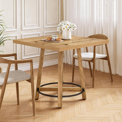 Moderner Esstisch 80x80cm – Quadratischer Küchentisch für 2-4 Personen