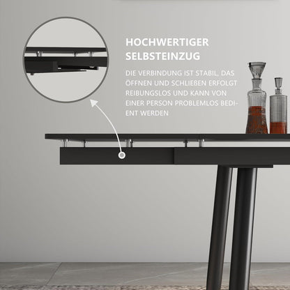 Ausziehbarer Esstisch Weiß – Modern & Robust (160-240cm)