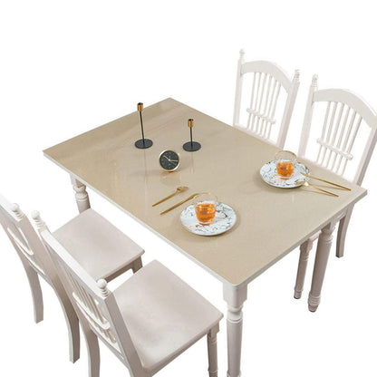 Wasserdichte PVC Tischdecke Gold 90x180cm – Schutzfolie für Tisch