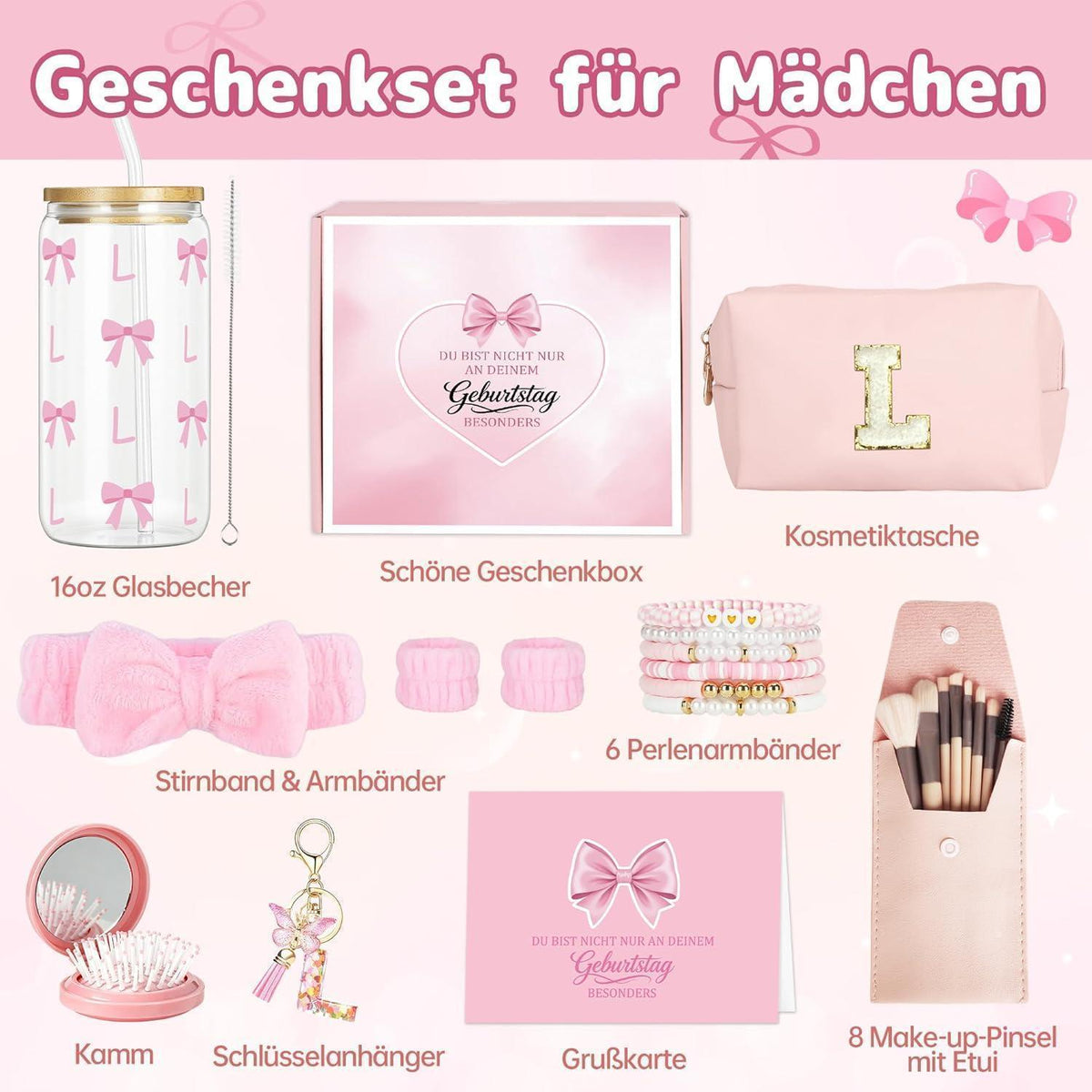 Geschenkset für Mädchen Teenager 9-15 Jahre | Geburtstag Geschenkset