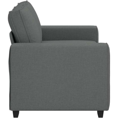 2-Sitzer Schlafsofa Dunkelgrau – Bequemes Klappsofa für Wohnzimmer