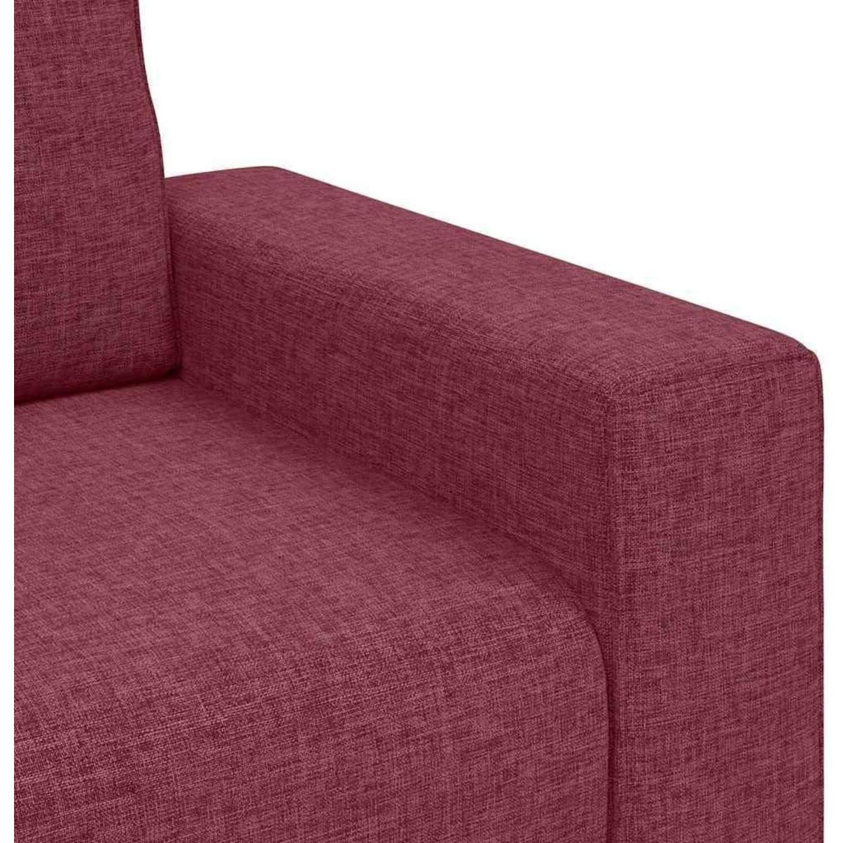 Schlafsofa mit Liegefläche – Weinrot, Bequem & Vielseitig