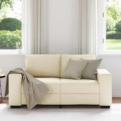 Bequemes 2-Sitzer Sofa im Modern-Stil, Creme
