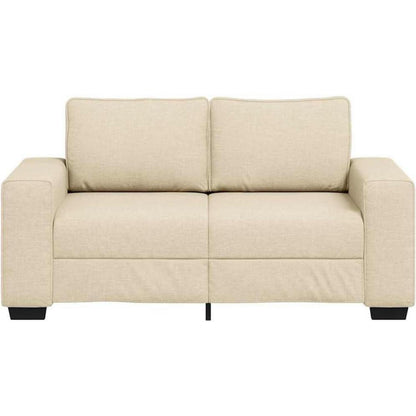 Bequemes 2-Sitzer Sofa im Modern-Stil, Creme