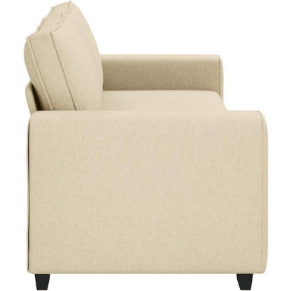 Bequemes 3-Sitzer Sofa im Modern-Stil, Creme 180cm