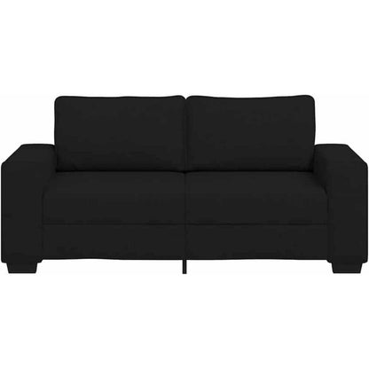 2-Sitzer Schlafsofa Schwarz – Bequemes Klappsofa für Wohnzimmer