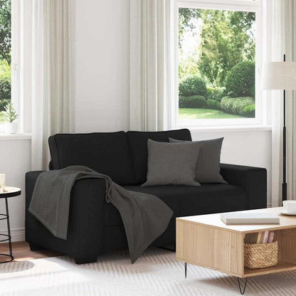 Schlafsofa Bettsofa 2-Sitzer Schwarz – Bequem & Vielseitig