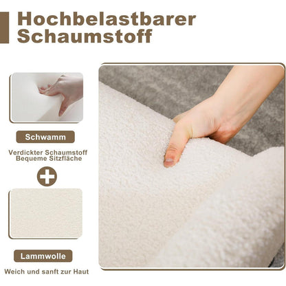 Mingone Lounge Sessel 2er Set - Weiß, Modern & Bequem