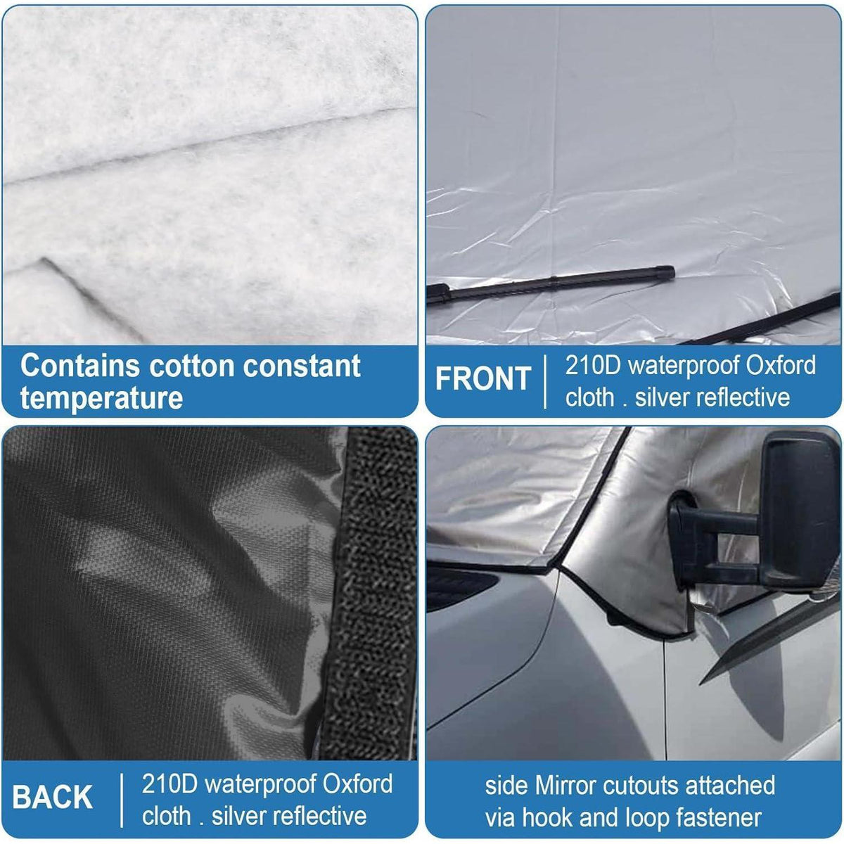 Frontscheibenabdeckung Ford Transit Custom 2012-2022