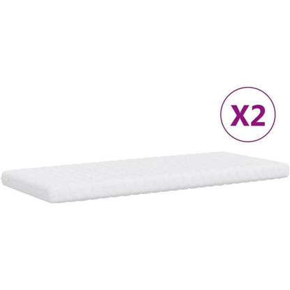 2-in-1 Schlafsofa Dunkelgrau 100x200 cm mit Bettkasten