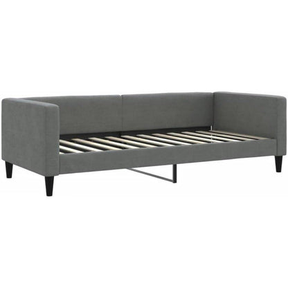 2-Sitzer Schlafsofa mit Bettkasten & Schublade, Dunkelgrau