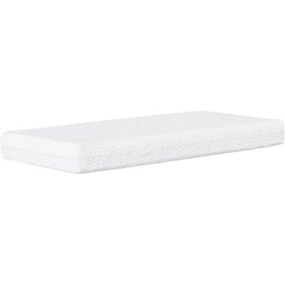 Schlafsofa 2-Sitzer mit Matratze – Hellgrau 80x200 cm