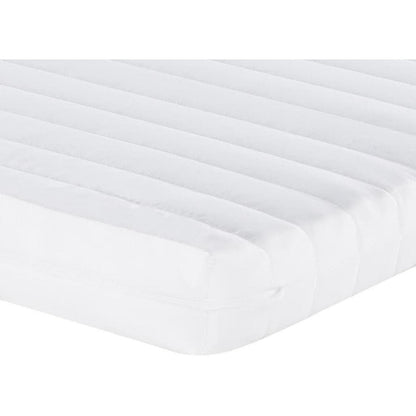 2-Sitzer Schlafsofa mit Bettkasten & Matratze – Dunkelgrau 90x190 cm