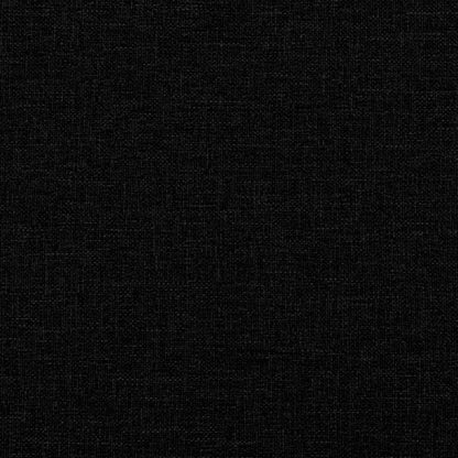Schlafsofa 2-Sitzer Schwarz – Ausziehbett mit Bettkasten & Schublade