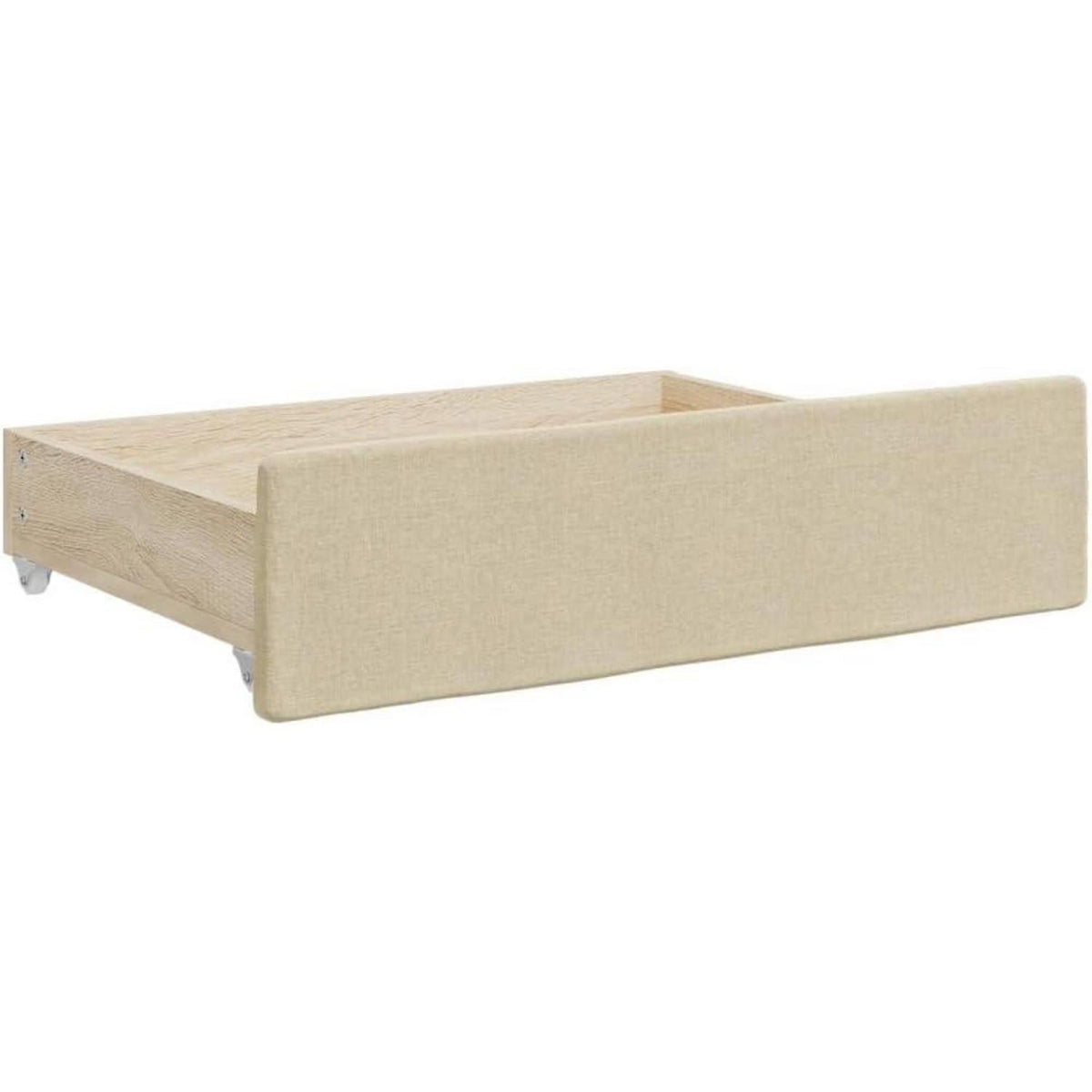 2-Sitzer Schlafsofa mit Bettkasten & Schublade, 90x200 cm
