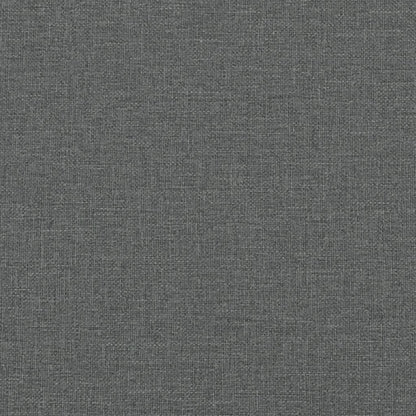2-Sitzer Schlafsofa Dunkelgrau 100x200 cm mit Stauraum