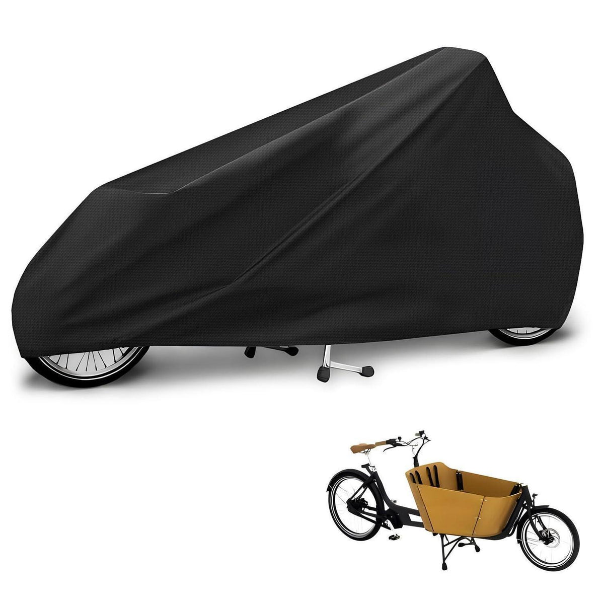 Lastenrad Abdeckung wasserdicht – Fahrradgarage für Cargobike