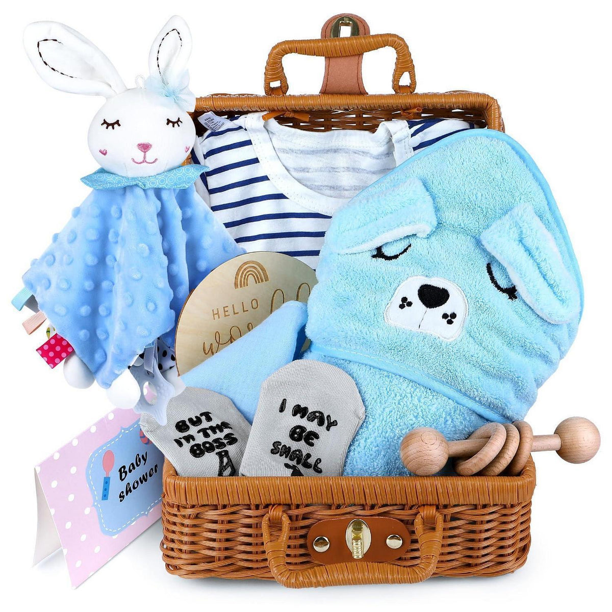 Personalisiertes Neugeborenen Geschenkset für Jungen & Mädchen