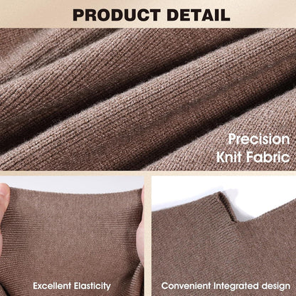 Winter Mützenschal Set 2in1 – Grau, Warm & Winddicht