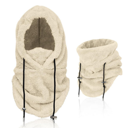 Sturmhaube Fleece Damen, Winddichte Gesichtshaube für Radfahren & Skifahren