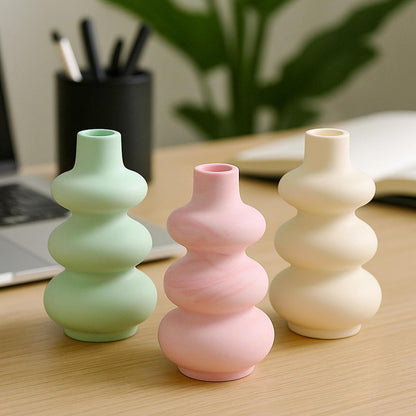 Silikon Gießform Vase Set für Epoxidharz & Gips DIY