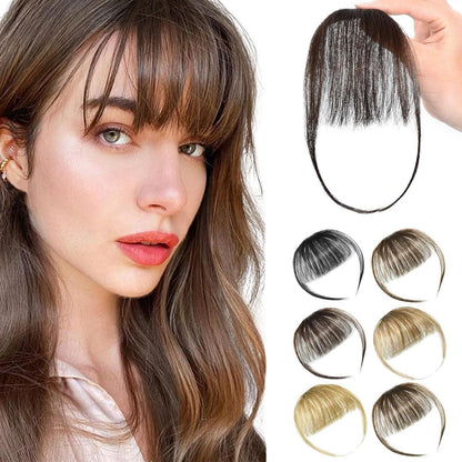 Echthaar Pony Clip-In – Natürliches Kastanienbraun