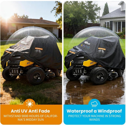 Aufsitzrasenmäher Abdeckung 600D Oxford, Wasserdicht & UV-Beständig