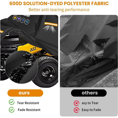 Aufsitzrasenmäher Abdeckung 600D Oxford, Wasserdicht & UV-Beständig