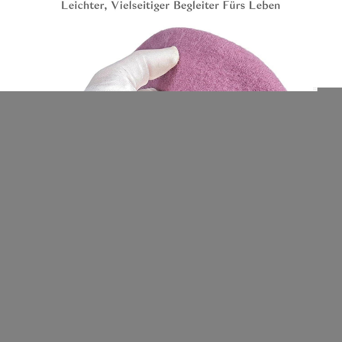 Lila Damen Baskenmütze – Klassisch & Stilvoll für Herbst/Winter