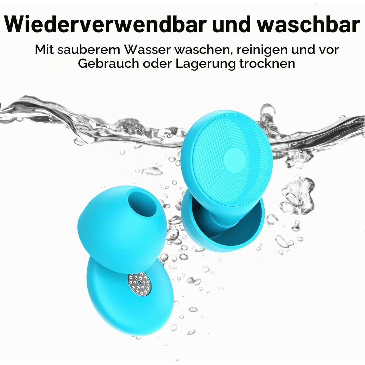 Schlaf-Ohrstöpsel 45dB – Wiederverwendbar & Geräuschreduzierend